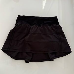 LULULEMON PACE RIVAL SKIRT BLACK